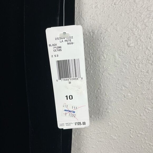 NWT Rena Rowan Women’s Velvet Pants Size 10 - Picture 3 of 5